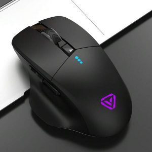 1 pieza Ratón de juego minimalista inalámbrico cobrable