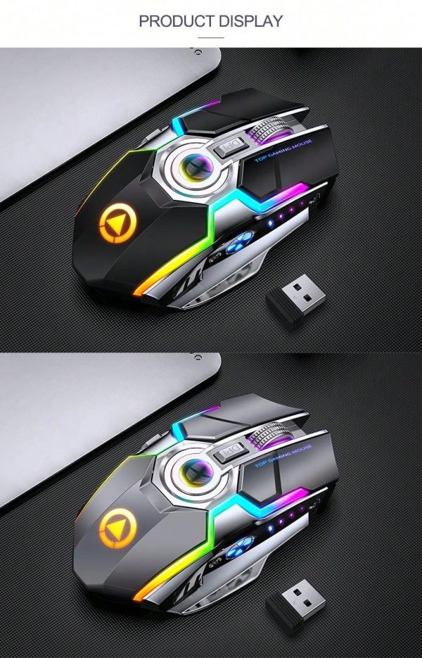 Ratón Inalámbrico Recargable Silent Darwing Para Oficina - Imagen 17
