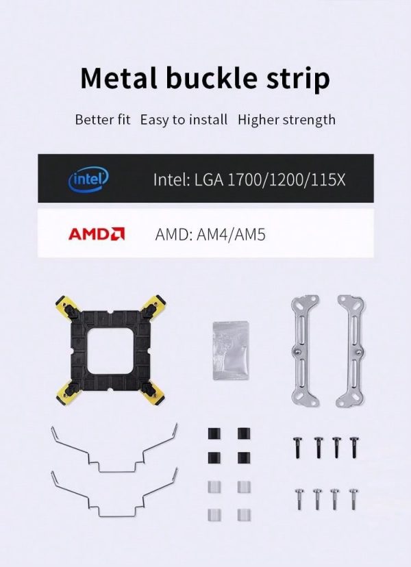 Enfriador De Cpu Blanco Jonsbo Cr1400 E Con Ventilador Para Pc - Imagen 13