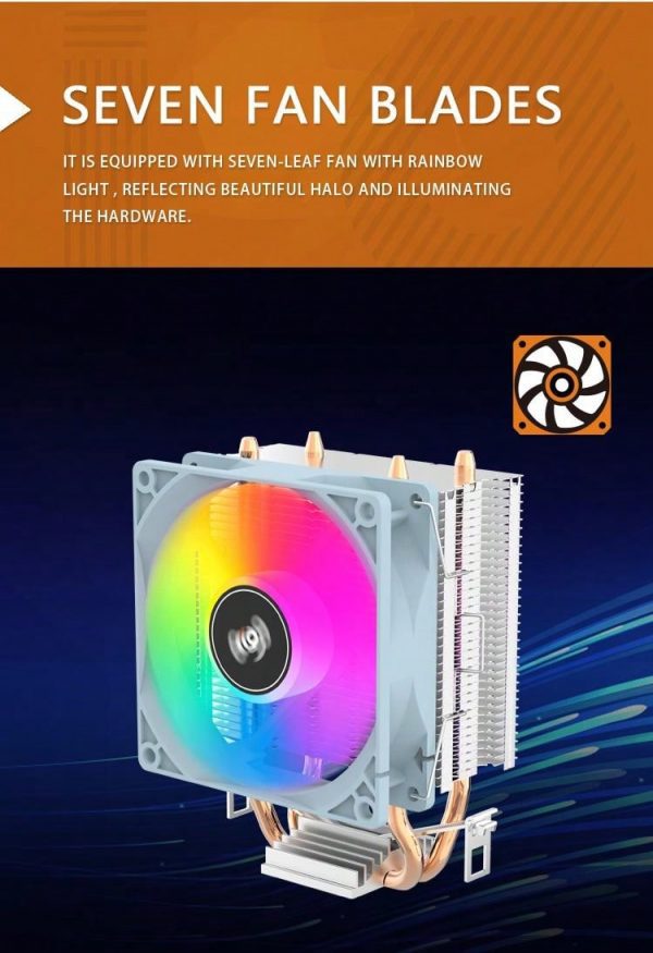 Refrigerador De Aire De La Cpu De Aigo Ice200pro 2 Tubos - Imagen 11