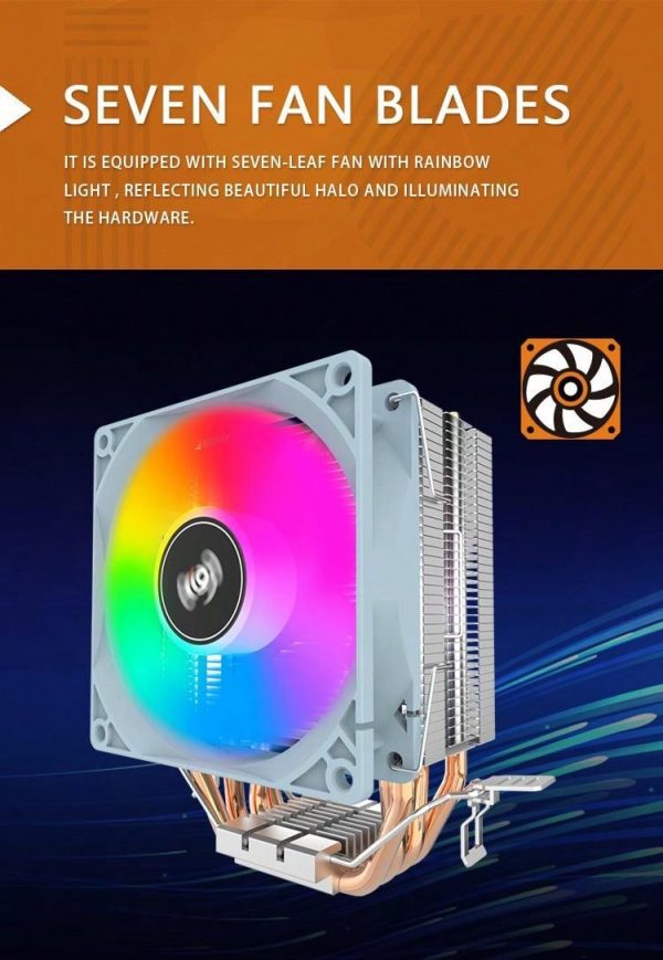 Refrigerador De Cpu De Aire Aigo Ice400se 4 Tubos De Calor - Imagen 12