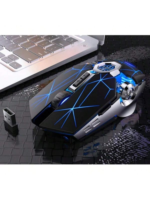 Ratón ergonómico de juegos con iluminación LED RGB - Imagen 23