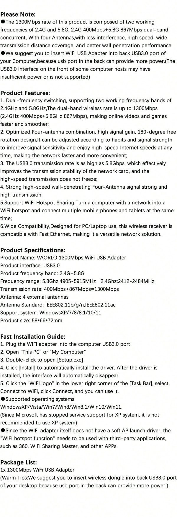 Tarjeta adaptadora de red USB inalámbrica de alta velocidad - Imagen 11