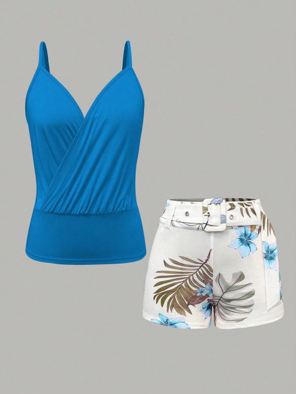 SHEIN Essnce Conjunto de dos piezas para mujer - Imagen 13