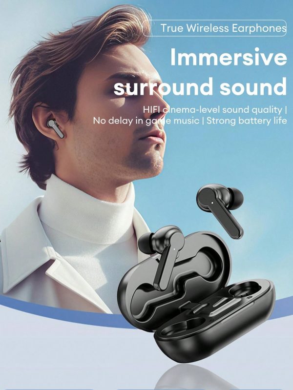 Auriculares inalámbricos con cancelación de ruido pasiva, - Imagen 10