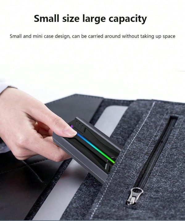Caja externa de disco duro portátil WALRAM de aleación de aluminio - Imagen 12