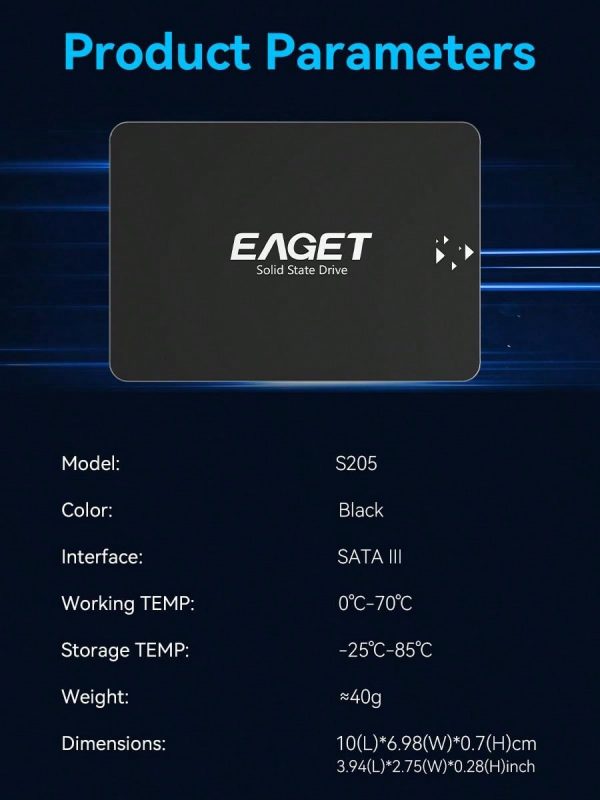 Eaget SSD portátil, SSD interno de 480GB, unidad de estado sólido - Imagen 19