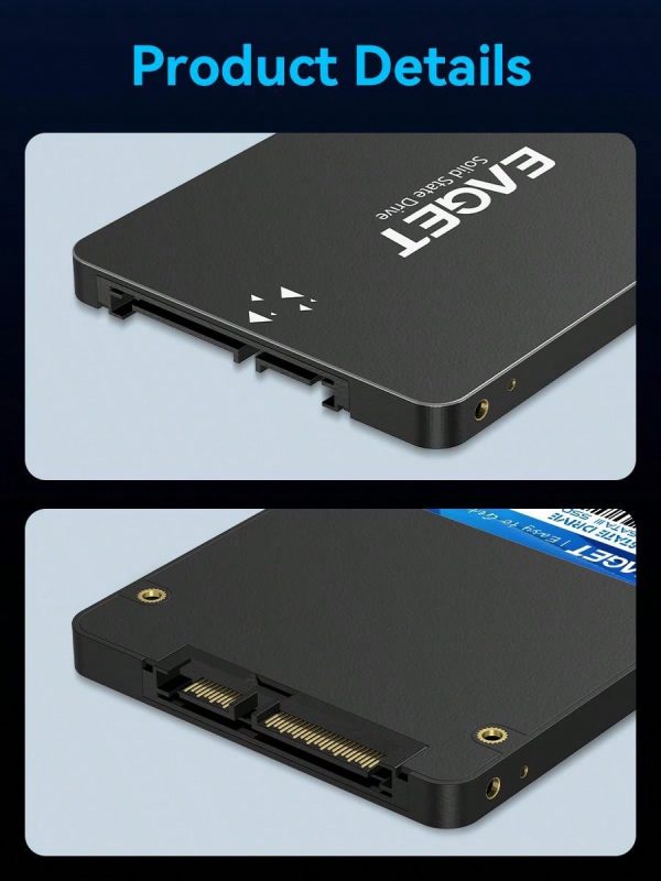 Eaget SSD portátil, SSD interno de 480GB, unidad de estado sólido - Imagen 18