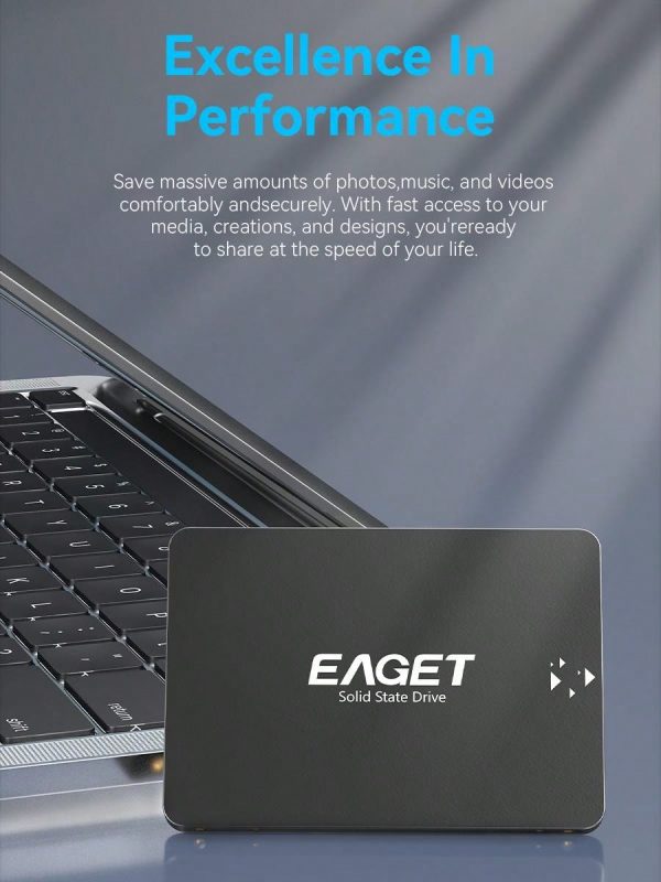 Eaget SSD portátil, SSD interno de 480GB, unidad de estado sólido - Imagen 15