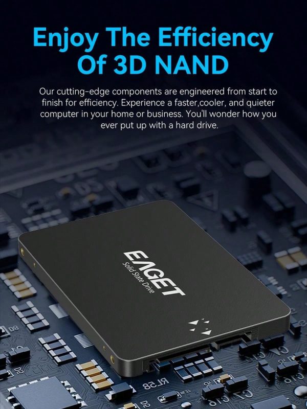 Eaget SSD portátil, SSD interno de 480GB, unidad de estado sólido - Imagen 16