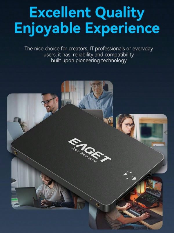 Eaget SSD portátil, SSD interno de 480GB, unidad de estado sólido - Imagen 11