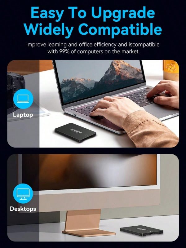 Eaget SSD portátil, SSD interno de 480GB, unidad de estado sólido - Imagen 17