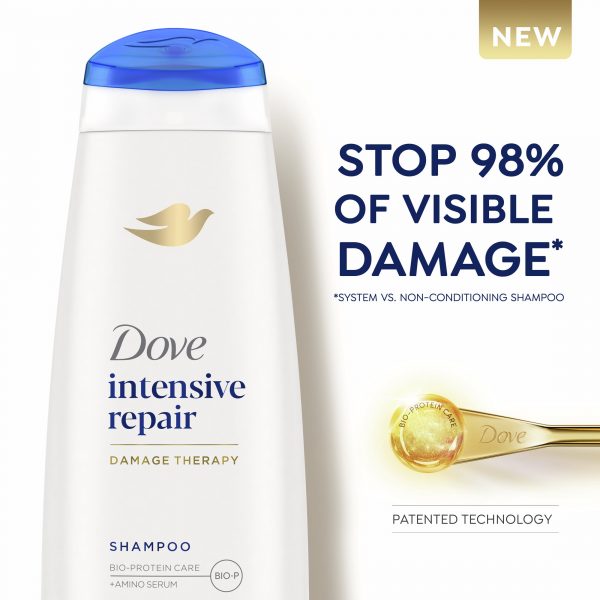 Dove Champú Diario Nutritivo de Reparación Intensiva - Imagen 4