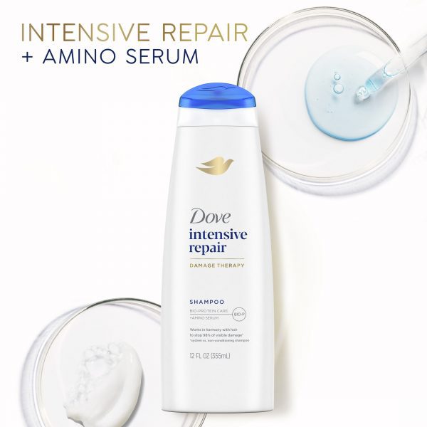 Dove Champú Diario Nutritivo de Reparación Intensiva - Imagen 5