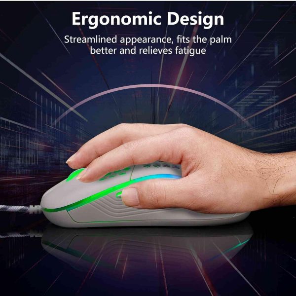 UrbanX Ratón para juegos con cable - Imagen 18