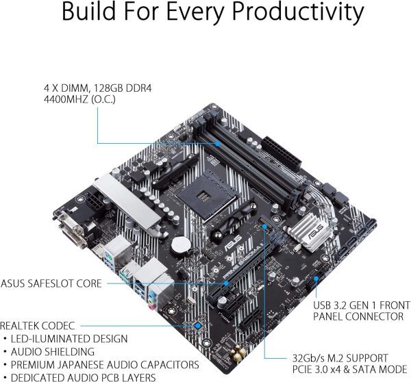 ASUS Prime B550-PLUS AMD AM4 Zen 3 Ryzen 5000 y 3ª - Imagen 10