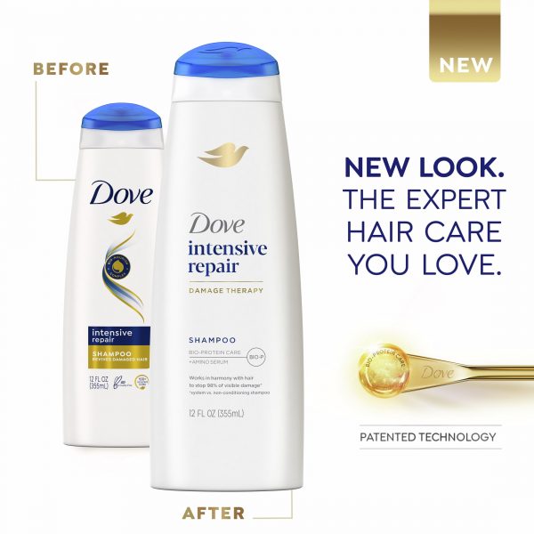 Dove Champú Diario Nutritivo de Reparación Intensiva - Imagen 3