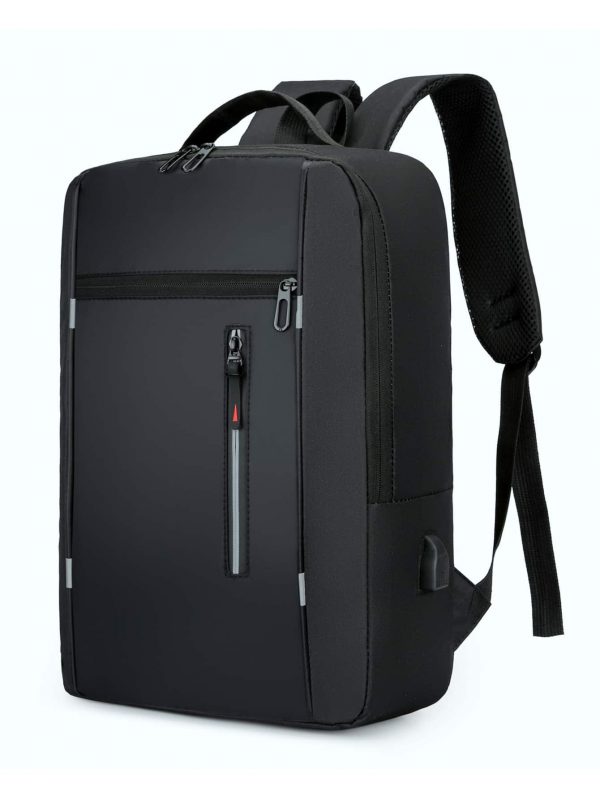 Water Resistant Fashionable Casual USB Port Men Backpack Vacation Gym - Imagen 9