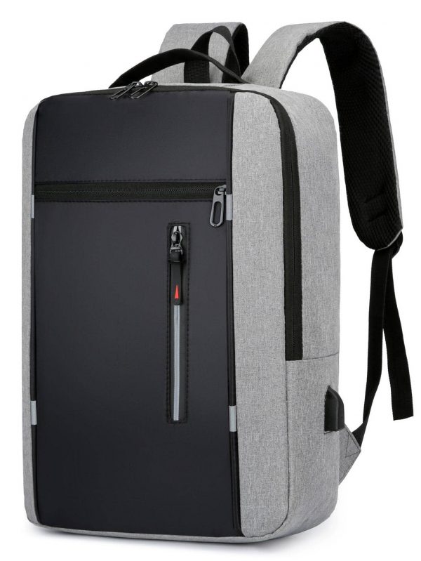 Water Resistant Fashionable Casual USB Port Men Backpack Vacation Gym - Imagen 10