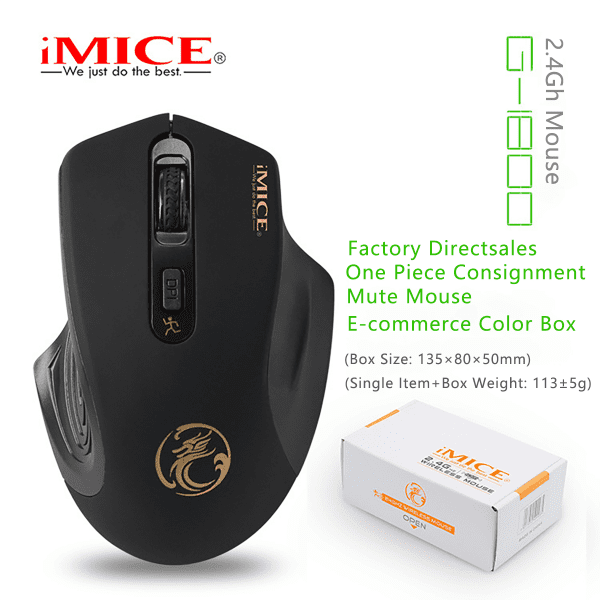 1 pieza Ratón óptico inalámbrico silencioso de 2.4G - Imagen 17