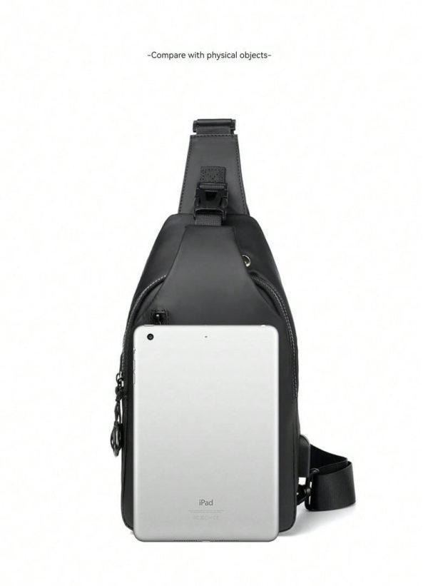 WEIXIER 1pc Men's Crossbody Bag, Messenger Bag, Chest Bag - Imagen 15