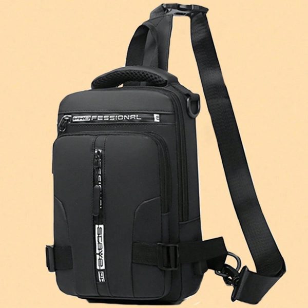 [Three Ways To Carry] Multi-Functional Chest Bag Male Crossbody Bag - Imagen 5