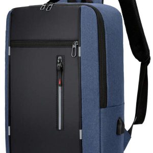 Water Resistant Fashionable Casual USB Port Men Backpack Vacation Gym