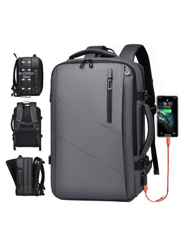 Men Backpack Book School Bags Daypack Business Laptop - Imagen 12