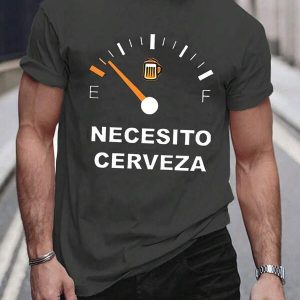Manfinity Homme Camiseta de manga corta de cuello redondo