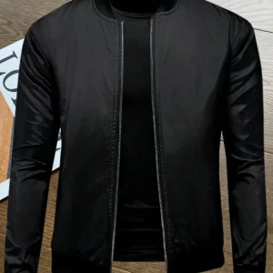 Chaqueta tipo béisbol informal de primavera/otoño para hombre