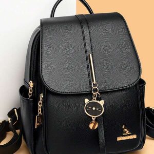 Fashion Luxury Women Backpack Soft Leather Backpacks