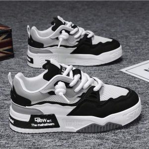 1 par de zapatos planos de skate de PU