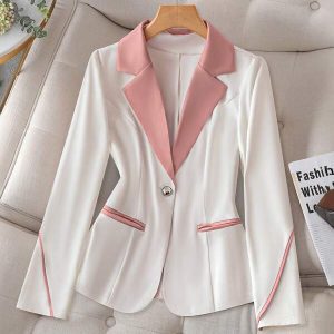 EMERY ROSE Chaqueta blazer casual de mujer