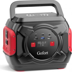 Estación de energÃa portátil 320W, generador solar GOFORT 292Wh