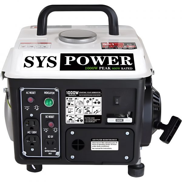 Generador portátil de 1000W a gasolina, ideal para acampar ultraligero - Imagen 2