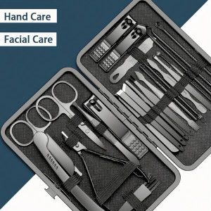 Set De Manicura, Set De Pedicura De Cortaúñas Profesional De Acero Inoxidable