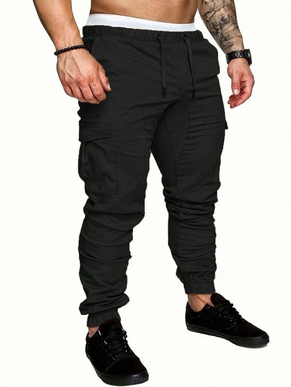 Manfinity LEGND Pantalones de trabajo para hombre con cordón - Imagen 7