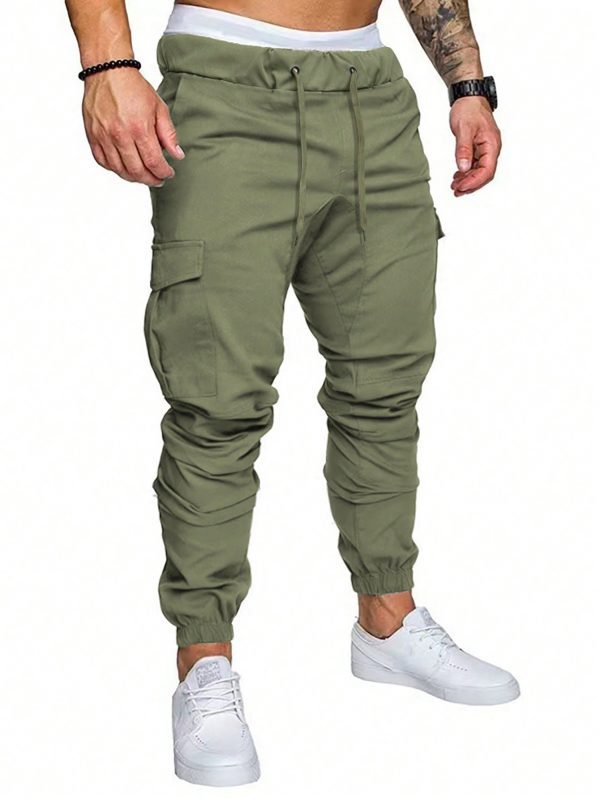 Manfinity LEGND Pantalones de trabajo para hombre con cordón - Imagen 10