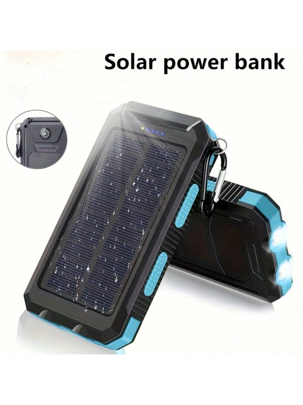 Banco de energía solar de 10000-20000mAh - Salida USB C de carga rápida - Imagen 11