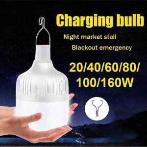 1 pieza Farol multifuncional recargable LED portátil para acampar