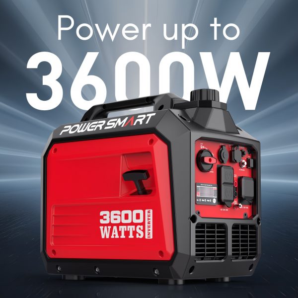 Generador de gas inversor Powersmart 3600W con capacidad en paralelo