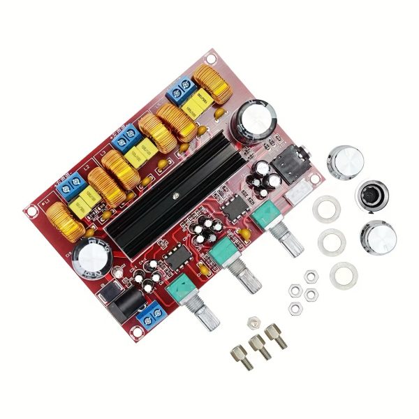 1 Unidad De Placa De Amplificador De Potencia De Subwoofer Digital De Canal 2.1 - Imagen 3