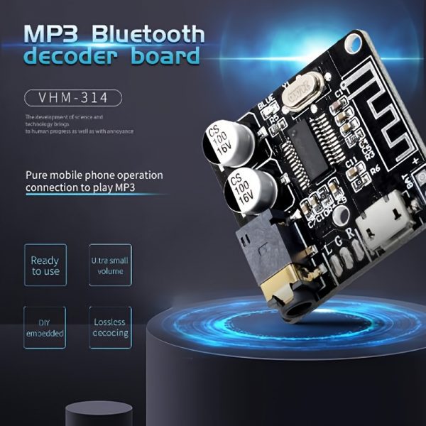 Placa Receptora de Audio Inalámbrica 5.0 con Decodificación MP3 Sin Pérdida, Alimentada por USB - Imagen 2