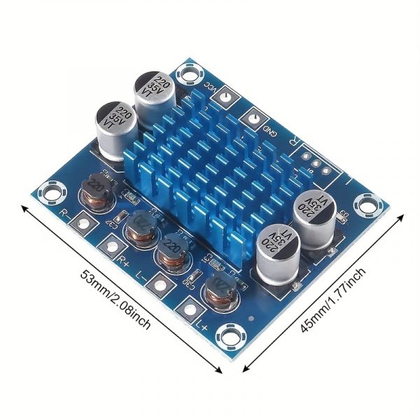 Placa Amplificadora De Potencia De Audio Estéreo Digital DC 8-26V 3A C6-001, TPA3110 XH-A232 30W + 30W 2,0 - Imagen 2