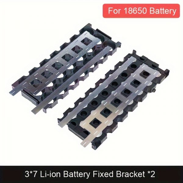 Caja de almacenamiento de batería de 12V para ensamblaje de paquete de batería de litio 3*7 18650 con placa de protección BMS 3S 40A, soporte de batería de plástico ABS, reemplazable para batería de plomo ácido de 12V - Imagen 5