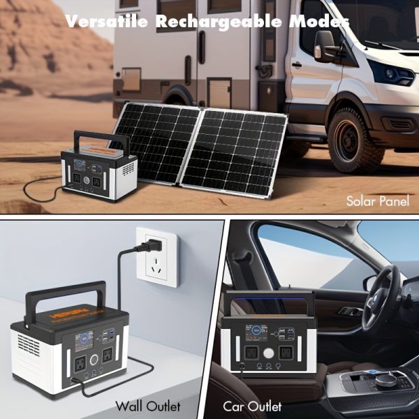 Generador solar de 700 W (pico de 1400 W) Estación de energía portátil de 577 Wh - Imagen 7