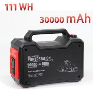 Estación de energía portátil, generador de camping de 111Wh
