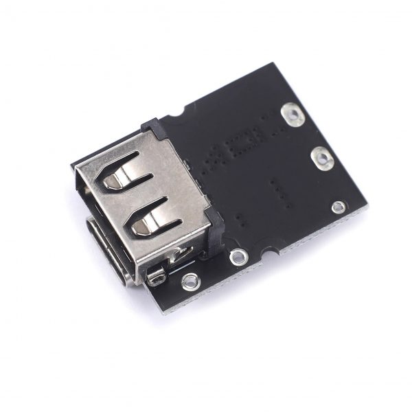 Convertidor de Potencia USB-C 5V 2A con Pantalla LED - Módulo de Carga de Paso Alto para Proyectos DIY, Fibra de Vidrio Negra - Imagen 5