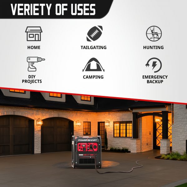 Generador electrico Inversor Portátil PowerSmart de 4450 Vatios - Imagen 10