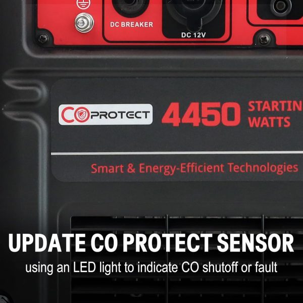 PowerSmart Generador inversor alimentado a gas, 4400 W 120 V de potencia - Imagen 11
